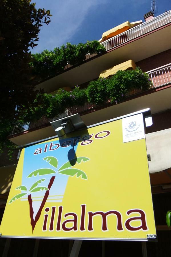 Albergo Villalma Rímini Exterior foto